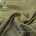 Tissu Satin Polyester Double Couleurs